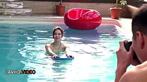 damn this cute asian milf takes japanese creampie so naughty
