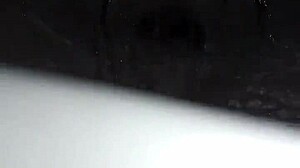 Pregnant flashes toilet bidet tease