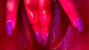 ebony gostosa fingers shaved pussy to squirting orgasm solo