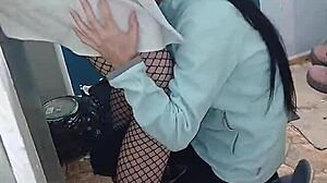 hey student girl sneaks naughty sex with sexy nurse in the office 😏💦🔥