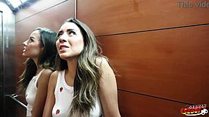 German Scout Kitty Love Latina Casting Chokes on Massive Cum!