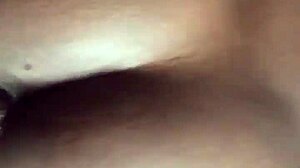 ebony teen sneaks curved dick pounding while family nearby