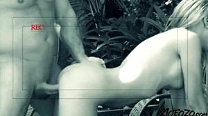 blonde amateur slurps boyfriend's monster cock for sloppy facial cumshot