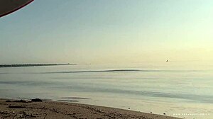 blonde milf does sup yoga in bikini, lush wet pussy public cum