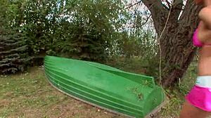 who can resist black angelika and lucy bell's wild outdoor dp gangbang??