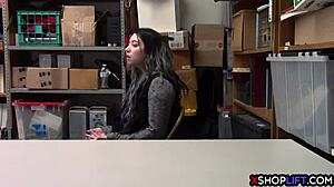 teen shoplifter pounded by mall cop's fat cock