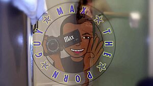 oiled ass bent over takes bbc creampie from cuck view