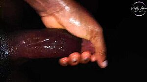 horny dude pumps monster bbc exploding massive cum load with loud orgasm moans