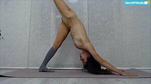 sweat-drenched gina gerson moans stretching her tight flexible pussy!