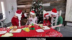 Perv Family Christmas Orgy with Charlotte Sins Summer Hart