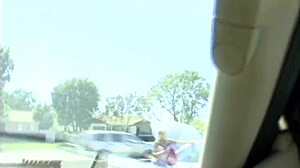 Kira Silver thought the car fix guy was nice until tits out ass up