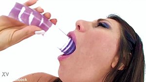 Makayla Cox's Big Tits Jiggle in POV Deepthroat Face Fuck Cum Swallow