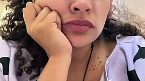 Gassy Chubby Latina Farts Loudly on Toilet After Milk Triggers Her Huge Homemade Halloween Fart Fest