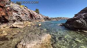 imagine fucking this sexy blonde's gorgeous ass right in the beach lagoon