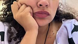 Gassy Chubby Latina Farts Loudly on Toilet After Milk Triggers Her Huge Homemade Halloween Fart Fest