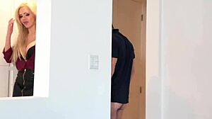 Cody stretches my milf pussy so hard with monster cock