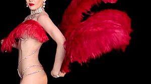 Does petite Latina MILF Calypso Muse's sexy lingerie striptease bare natural tits and pussy?