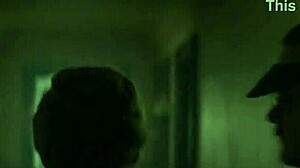 imagine horny police captain flashing cock to gorgeous blonde dakota fanning at work