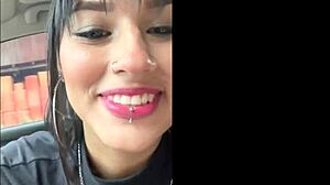 latina teen slut deepthroats monster cock at home pays with sloppy swallow facial