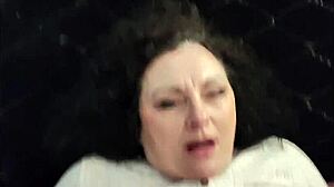 Man, Ali Allure bends over for stepson testing meta glasses in steamy shower POV