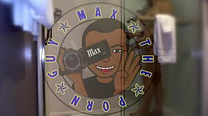 oiled ass bent over takes bbc creampie from cuck view