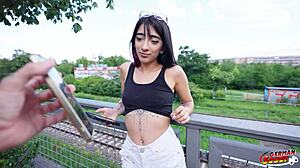 german scout grabs tight latina teen lunita galactica for raw bareback pounding