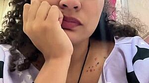 Gassy Chubby Latina Farts Loudly on Toilet After Milk Triggers Her Huge Homemade Halloween Fart Fest