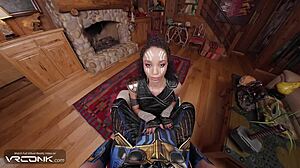 Sexy Ebony Valkyrie Rides Thor's Monster Cock in Marvel Cosplay VR!