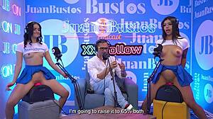 hot latina stepsisters grind sybian machine together moaning wildly