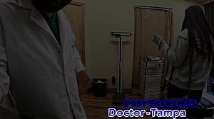 Dr Tampa plays dirty dermatologist with selena sativa backstage fetish
