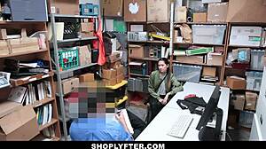 Shoplyfter Busts Asian Jade Noir Stealing Bent Over Doggystyle