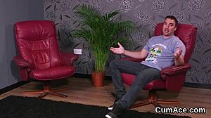 Horny Model Devours Facial Cumshot Jizz Eagerly!