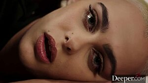 catalina shares girlfriend paris pussy in steamy ffm threesome cum swap