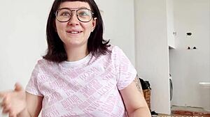 Pretty Young Meraki Rides Torbe's Cock and Swallows Cum Hungrily