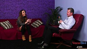 Watch Bigtit British Voyeur Rub Shaved Pussy For Your Wank!!