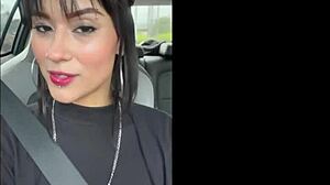 latina teen slut deepthroats monster cock at home pays with sloppy swallow facial