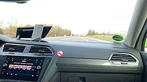 Risky public car blowjob turns into close up pov fucking moaning to orgasm on big tits