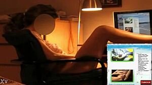 mexicana teases on webcam with hot latin masturbation