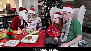 Perv Family Christmas Orgy with Charlotte Sins Summer Hart