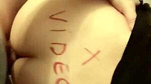 Bent over doggystyle exposes dripping pussy close up