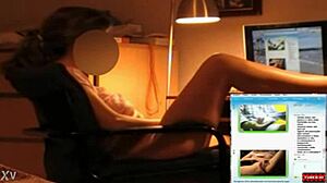 mexicana teases on webcam with hot latin masturbation