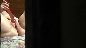 hey you won't believe this amateur milf i spied masturbating wildly in that hotel room