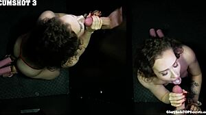 FUCK YEAH HAZEL DEEPTHROATS THAT MONSTER COCK IN POV GLORYHOLE!