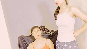 Petite Skinny Teens Fuck Asses Blowjobs and Squirt in Homemade Lesbian Action