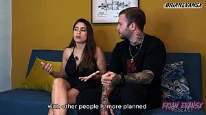Busty Argentinian Paula Rojas Steams Up Brian Evans Podcast Interview!