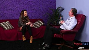 Watch Bigtit British Voyeur Rub Shaved Pussy For Your Wank!!