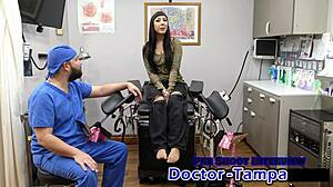 Dr Tampa plays dirty dermatologist with selena sativa backstage fetish