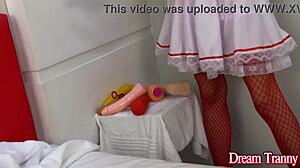 Trans Nurse Barbara Perez Delivers Bareback ANAL Treatment to Patient