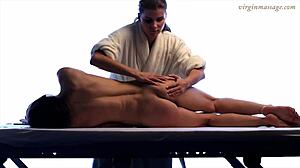 My Heart Races as Vika Massages Me into Orgasm
