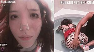 Skinny bathtub slut, want my submissive pussy toy underwater?